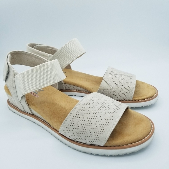 Skechers Bobs Beige Memory Foam Sandals size 11 - Picture 4 of 11
